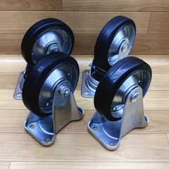 ハンマー 旋回式ゴム車輪(スチールホイール・ローラーベアリング) 520S 