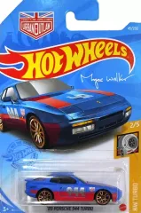 【中古】ミニカー 1/64 ’89 PORSCHE 944 TURBO(ブルー×レッド) 「Hot Wheels TURBO」 [GTC38-M7C5]