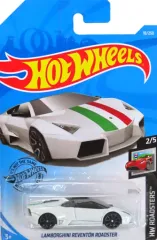 【中古】ミニカー 1/64 LAMBORGHINI REVENTON ROADSTER(ホワイト×レッド×グリーン) 「Hot Wheels HW ROADSTERS」 [FYF70]