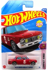 【中古】ミニカー 1/64 ALFA ROMEO GIULIA TI SUPER #63(レッド) 「Hot Wheels COMPACT KINGS」 [HYW40]