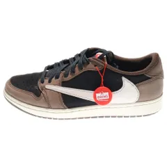 NIKE (ナイキ) ×TRAVIS SCOTT AIR JORDAN 1 LOW OG SP-T CQ4277-001 トラヴィススコット エアジョーダン1 ローカットスニーカー ブラウン US9.5/27.5cm
