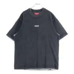 SUPREME (シュプリーム) 24SS Overprint Small Box S/S Top オーバープリント スモールボックスロゴ クルーネック 半袖Tシャツ カットソー ブラック