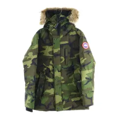 CANADA GOOSE (カナダグース) Goose Carson PARKA カーソンパーカー カモ柄ナイロンジャケット 迷彩コート グリーン 3895MA