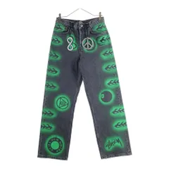 STUSSY (ステューシー) 24AW ×Dries Van Noten Hand-Stencilled Jeans