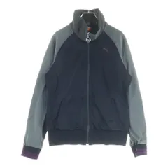 PUMA (プーマ) ジップアップ トラックジャケット ブラック/グレー 901439のサムネイル