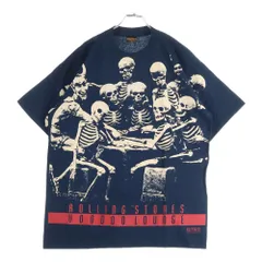 VINTAGE (ヴィンテージ) 90s ROLLING STONES VOODOO LOUNGE 94/95 BROCKUM TEE ローリングストーンズ 両面プリント半袖Tシャツ カットソー ネイビー