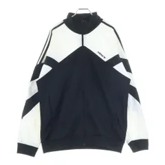 adidas (アディダス) PALMESTON TRACK JACKET パーマストン ジップアップ トラックジャケット ジャージ ブラック/ホワイト DJ3460
