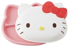 新品 スケーター (skater) ダイカット フタ付 ランチプレート ハローキティ おやつタイム サンリオ LUPD2-A
