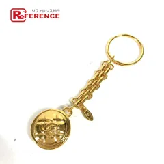 CHANEL シャネル キーホルダー CC ココマーク メタル ゴールド