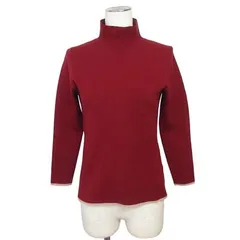ドゥクラッセ DoCLASSE ニット セーター ハイネック XS 赤