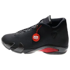 NIKE (ナイキ) Air Jordan 14 Black Ferrari エアジョーダン14 ブラックフェラーリ レースアップミッドカットスニーカー US9.5/27.5cm BQ3685-001 ブラック