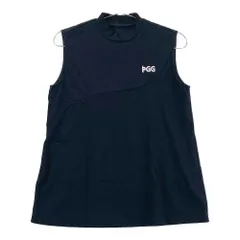 サイズ：1 PGG PEARLY GATES パーリーゲイツ 2025年 ノースリーブハイネックシャツ  ネイビー系 [240101588988] ゴルフウェア レディース ストスト