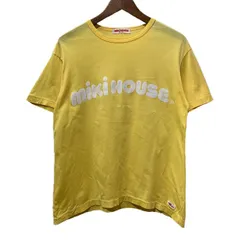 MIKI HOUSE　Tシャツ　半袖　カットソー　トップス　クルーネック　ロゴT　両面プリント　ブランドロゴ　日本製　古着