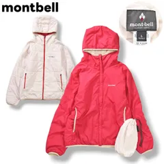 【収納袋付属】 モンベル montbell サーマランド パーカー 中綿 キルティング ナイロン ジャケット リバーシブル L バーチャルピンク x ローズミスト アウトドア ウェア タウンユース レジャー レディース ♪
