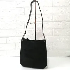 サルヴァトーレ・フェラガモ　ショルダーバッグ　スエード　ブラック　225