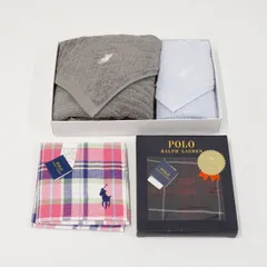 【新品】 POLO RALPH LAUREN ポロラルフローレン タオル タオルハンカチ ロゴ刺繍 ブランド X8617