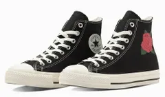 【SALE】【CONVERSE】1SE001 ALL STAR (R) ROSEEMBROIDERY HI BLACK コンバース オールスター (R) ローズエンブロイダリー HI ブラック スニーカー メンズ レディース ハイカット 薔薇
