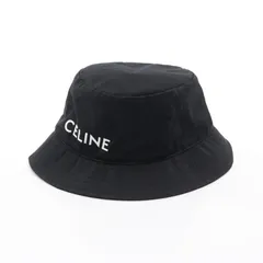 【極美品】CELINEセリーヌ　キルティングバケットハット　ブラック　XS 楽天市場】セリーヌ CELINE トリオンフ クロシェ バケットハット
