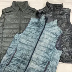 S445★ メンズ ユニクロダウン ベスト おまとめ 15点 ジップアップ ライトダウン