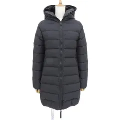 超美品 デュベティカ DUVETICA 現行タグ アチェドゥエ ACEDUE ミドル丈 ダウンコート 38 黒 定価135300円