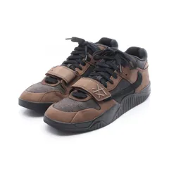 ナイキ NIKE スニーカー NIKE × TRAVIS SCOTT Jordan Jumpman Jack TR CJ1 T-Rexx ブラック/ダークモカ レザー キャンバス ジョーダンジャンプマンジャック メンズ Used A