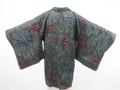 【一輝堂】羽織 絞り 羽織紐別売り 正絹 着物 身丈約78.5cm 裄丈63cm 25z12-6773