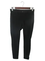 ユニクロ UNIQLO パンツ デニム レギンス ストレッチ ストレート 無地 ブラック サイズL QQQ