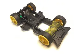 タミヤ　TAMIYA　ミニ四駆　Mini4WD　MiniYonku　VZシャーシ　ブラック　ジャンク品　アドバンスパック