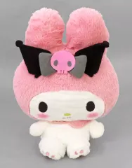 【中古】ぬいぐるみ マイメロディ おそろいカチューシャBIGぬいぐるみ 「マイメロディ・クロミ」