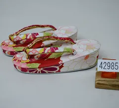 七五三 草履 単品 三歳 三才 3歳 3才 女児 女の子 18cm 赤色 和装 小物 NO42985