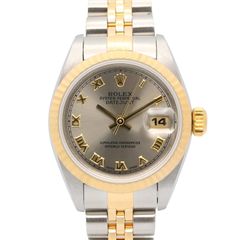 ロレックス ROLEX 腕時計 デイトジャスト W番 69173 GL/RO K18（イエローゴールド） ステンレススチール デイトジャスト W番 レディース Used A
