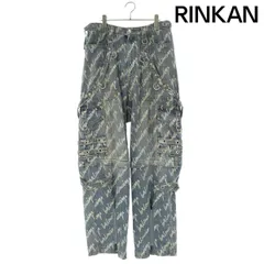 バレンシアガ 681693 TBP47 RAVER スタッズ装飾バギーレイバーデニム