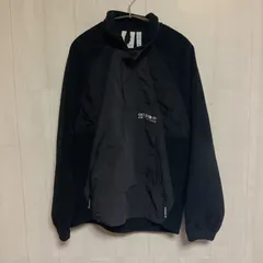 adidas フリース×ナイロン　切替　プルオーバー