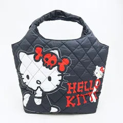 サンリオ ハローキティ 中綿キルティングトートバッグ(大) どくろキティ Sanrio