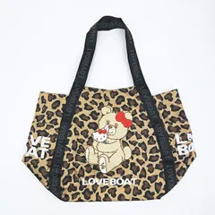 サンリオ ハローキティ ×LOVEBOAT(ラブボート) バルーントートバッグ(ラブボベアー) レオパード Sanrio