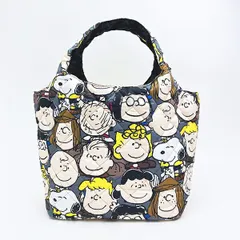 スヌーピー キャラクター総柄 中綿トートバッグ  SNOOPY