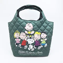 スヌーピー 中綿キルティングトートバッグ(大) キャラ集合 SNOOPY