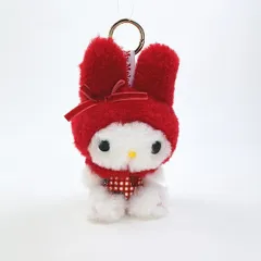 サンリオ マイメロディ マスコット 赤チェック sanrio