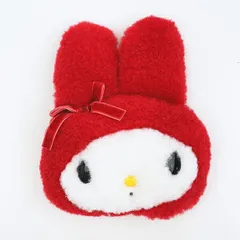 サンリオ マイメロディ フェイスパスケース 赤チェック ICカードケース sanrio