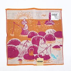 무민 생선 낚시 미에 거즈 손수건 MOOMIN