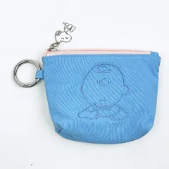 スヌーピー チャーリーブラウン カラーミニポーチ ライトブルー SNOOPY