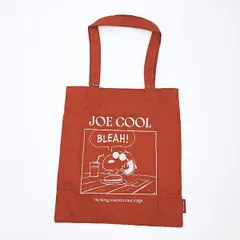 スヌーピー ジョー・クール ロゴカラートートバッグ ブラウン SNOOPY