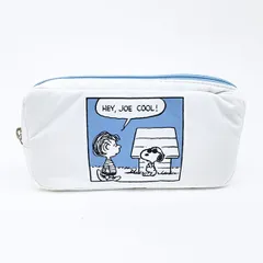 スヌーピー ポーチ (ブルー) コミック SNOOPY