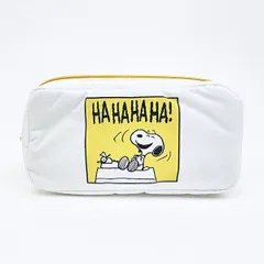 スヌーピー ポーチ (イエロー) コミック SNOOPY