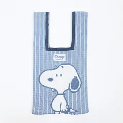 スヌーピー ニットミニトートバッグ ブルー SNOOPY