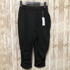 KAWAI OKADA（カワイオカダ）　八分丈パンツ　ブラック　S　【未使用・タグ付き】