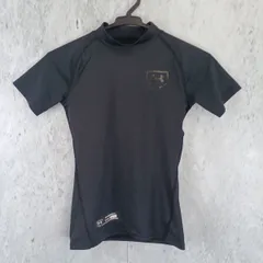 Under Armour アンダーアーマー 野球用アンダーシャツ スポーツウエア 半袖 ブラック YLGサイズ □〇