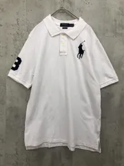 POLO RALPH LAUREN ポロ ラルフローレン ビッグポニー ボーイズ ポロシャツ sizeXL/TG (18-20)/白 ■■◎メンズ