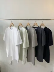 プレミアム コットン Tシャツ (夏 基本フィット 新作 レディース)