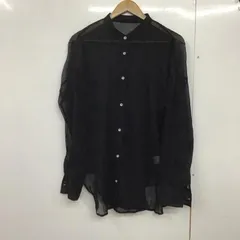 JEANASIS ジーナシス シャツ、ブラウス 長袖 js063429mc ワッシャーシアーバンドカラーシャツ